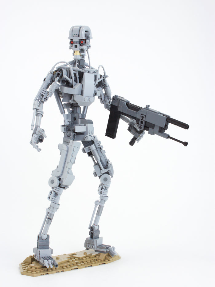 Terminator T-800 - Custom MOC made using LEGO bricks