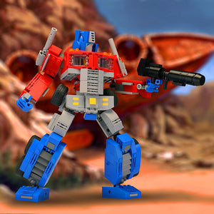 Optimus Prime (Really Transforms!) MOC made from LEGO bricks