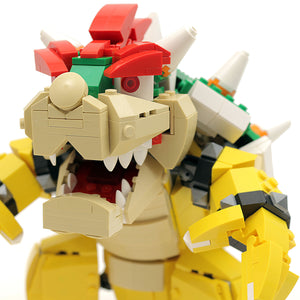 Instructions/Parts List for Custom LEGO Nintendo Bowser Figure