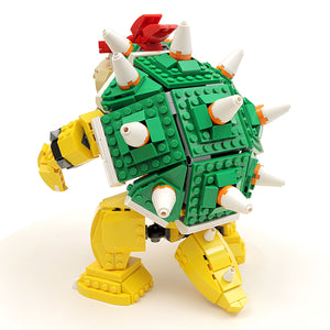 Instructions/Parts List for Custom LEGO Nintendo Bowser Figure