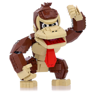 Instructions/Parts List for Custom LEGO Nintendo Donkey Kong Figure