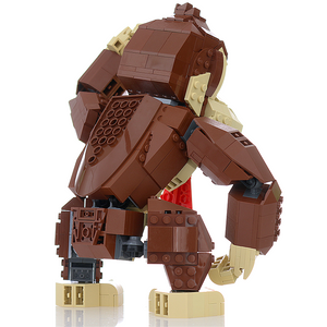 Instructions/Parts List for Custom LEGO Nintendo Donkey Kong Figure