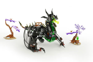 Instructions for Custom LEGO Dragon Uldrak the Cruel