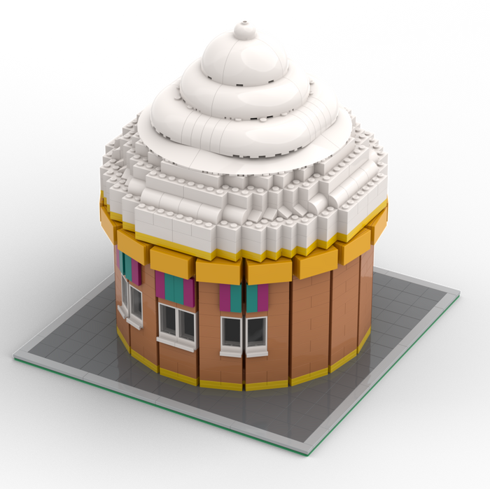 Instructions for Custom LEGO Ice Cream Shop